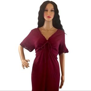 Plus Size Empire Waist Maxi Dress